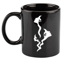 Lady Faces In Smoke 11oz C Handle Ceramic Mug
