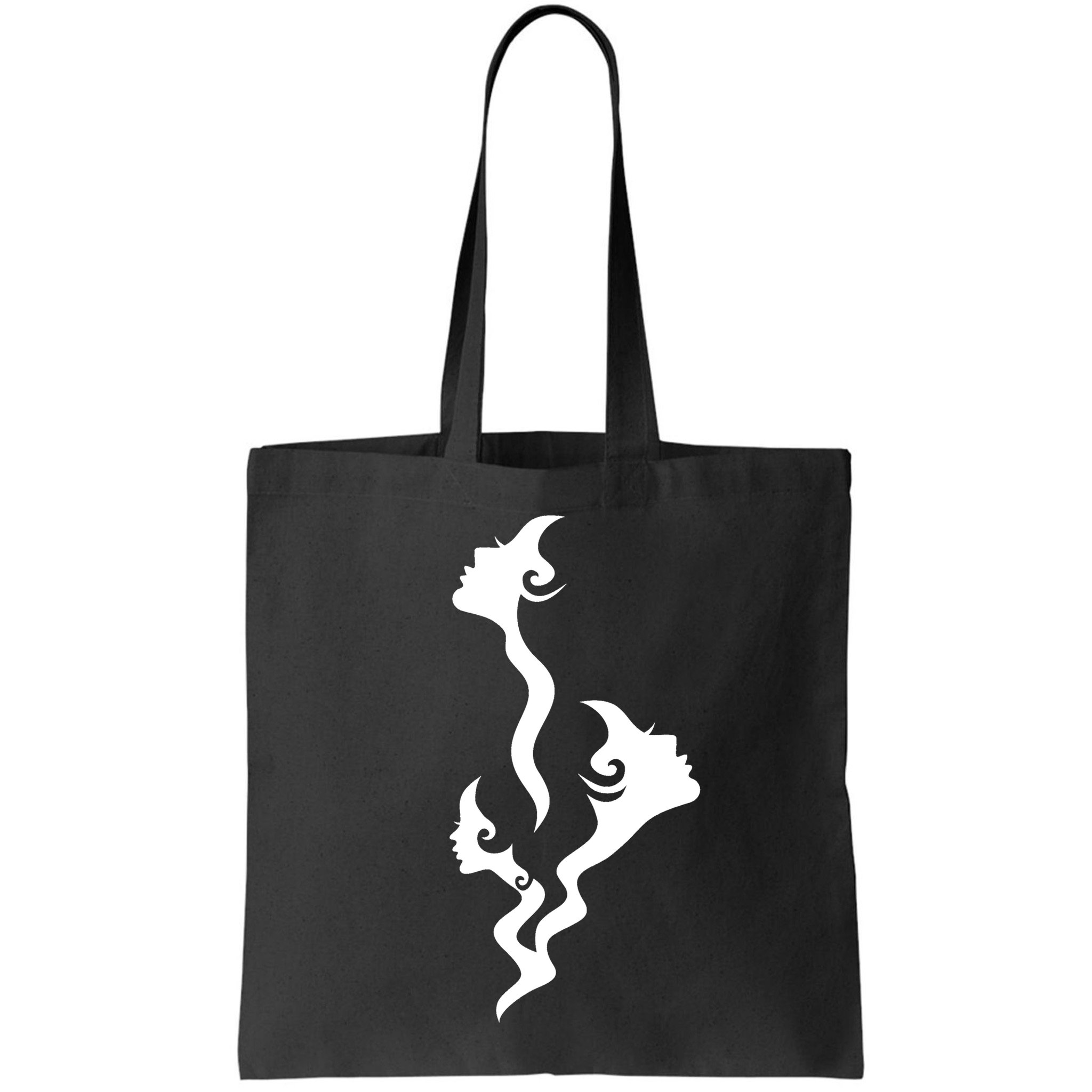 Lady Faces In Smoke Bag