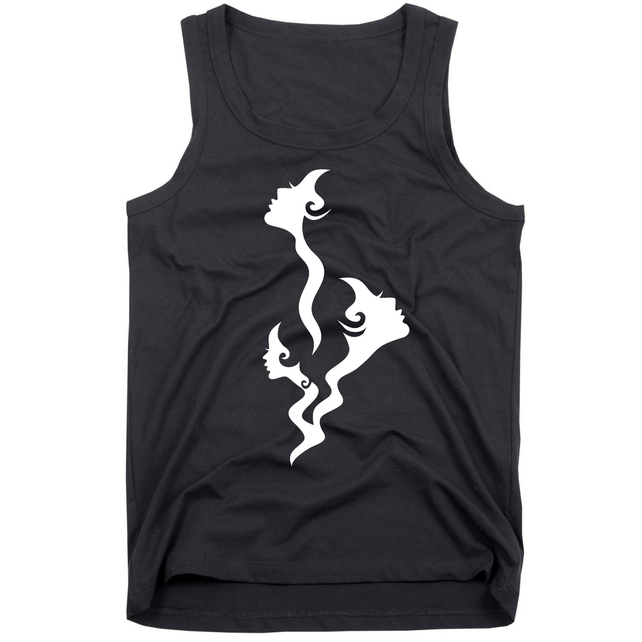 Lady Faces In Smoke Tank Top