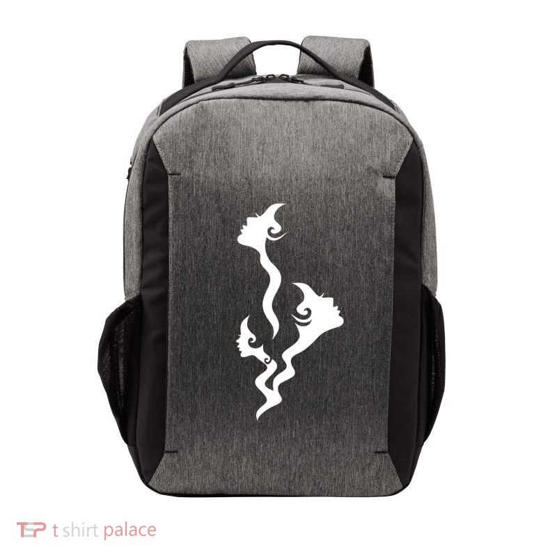 Lady Faces In Smoke Vector Backpack
