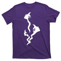 Lady Faces In Smoke T-Shirt