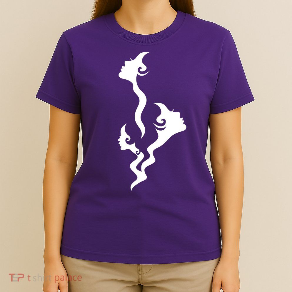 Lady Faces In Smoke T-Shirt