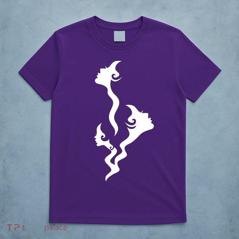 Lady Faces In Smoke T-Shirt