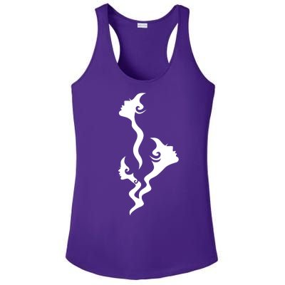 Lady Faces In Smoke Ladies PosiCharge Competitor Racerback Tank