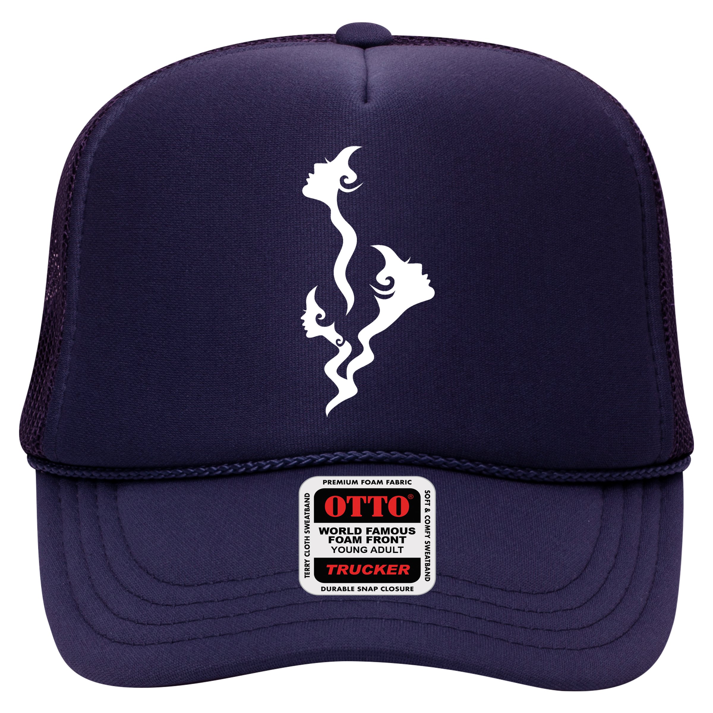 Lady Faces In Smoke Hat