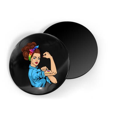 Lady Human Right LGBT Pride Magnet