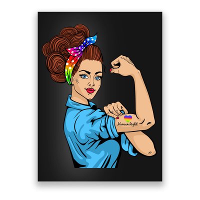 Lady Human Right LGBT Pride Poster