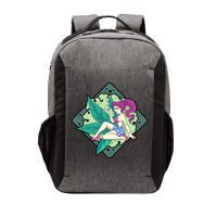 Lady Smoking Cannabis Diamond Vector Backpack