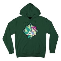 Lady Smoking Cannabis Diamond Hoodie