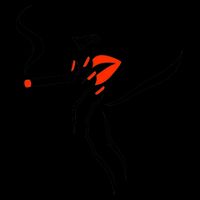 Lady Smoking Simplistic Silhouette Mug