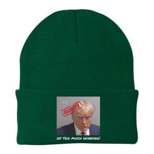 Liberal Advisory Explicit Content Trump Mugshot Knit Cap Winter Beanie