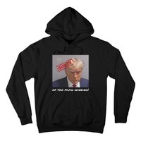 Liberal Advisory Explicit Content Trump Mugshot Hoodie