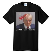 Liberal Advisory Explicit Content Trump Mugshot Tall T-Shirt