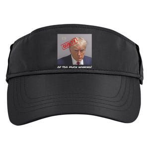 Liberal Advisory Explicit Content Trump Mugshot Adult Drive Performance Visor