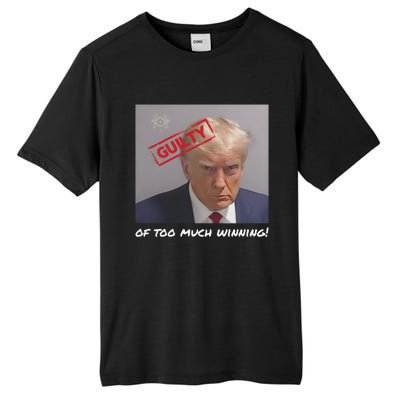 Liberal Advisory Explicit Content Trump Mugshot Tall Fusion ChromaSoft Performance T-Shirt