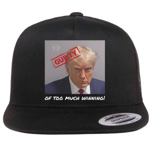 Liberal Advisory Explicit Content Trump Mugshot Flat Bill Trucker Hat