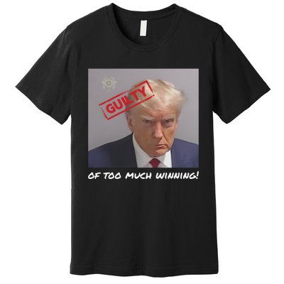 Liberal Advisory Explicit Content Trump Mugshot Premium T-Shirt