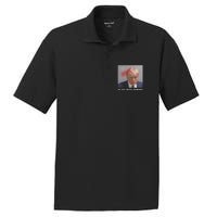 Liberal Advisory Explicit Content Trump Mugshot PosiCharge RacerMesh Polo