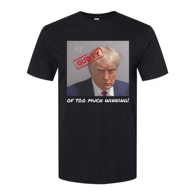 Liberal Advisory Explicit Content Trump Mugshot Softstyle CVC T-Shirt