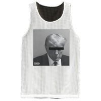 Liberal Advisory Explicit Content Trump Mugshot Mesh Reversible Basketball Jersey Tank