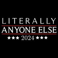 Literally Anyone Else 2024 7-Panel Snapback Hat