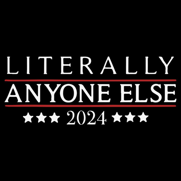 Literally Anyone Else 2024 7-Panel Snapback Hat