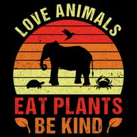 Love Animals Eat Plants Meme Vegan Plant Powered Vegetarian Gift Wool Snapback Cap