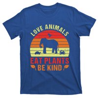 Love Animals Eat Plants Meme Vegan Plant Powered Vegetarian Gift T-Shirt