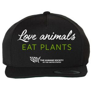 Love Animals; Eat Plants Great Gift Wool Snapback Cap