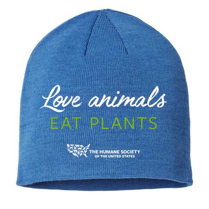 Love Animals; Eat Plants Great Gift Sustainable Beanie