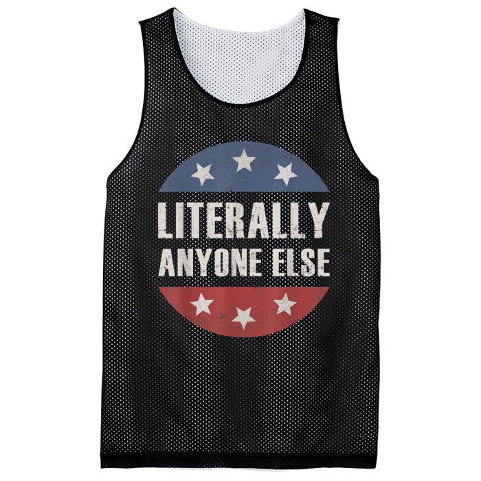 LITERALLY ANYONE ELSE ANTIBIDEN 2024 IMPEACH JOE BIDEN Mesh Reversible Basketball Jersey Tank