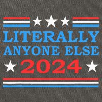 Literally Anyone Else 2024 President Usa Election Cotton Canvas Backpack