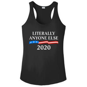 Literally Anyone Else 2020 Anti Trump Ladies PosiCharge Competitor Racerback Tank