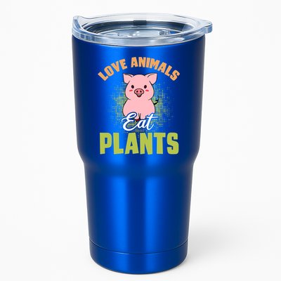 Love Animal Eat Plants Diet Vegan Veganism Meat Free Gift Tumbler