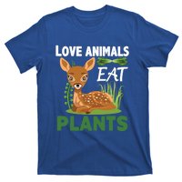 Love Animals Eat Plants Vegan Food Healthy Lifestyle Gift T-Shirt