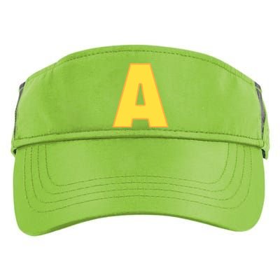 Letter A Funny Chipmunk Group Matching Halloween Costume Adult Drive Performance Visor