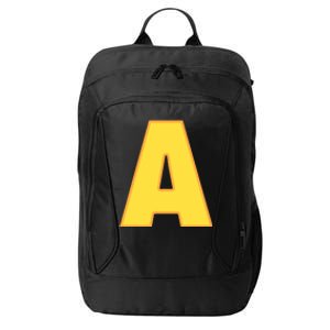 Letter A Funny Chipmunk Group Matching Halloween Costume City Backpack