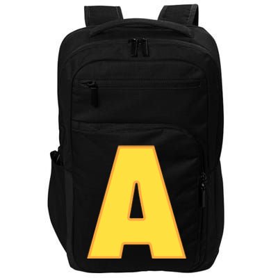 Letter A Funny Chipmunk Group Matching Halloween Costume Impact Tech Backpack