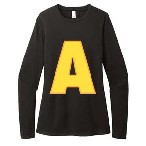 Letter A Funny Chipmunk Group Matching Halloween Costume Womens CVC Long Sleeve Shirt