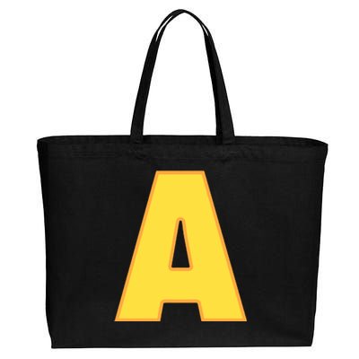 Letter A Funny Chipmunk Group Matching Halloween Costume Cotton Canvas Jumbo Tote