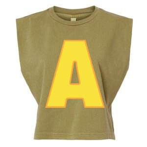 Letter A Funny Chipmunk Group Matching Halloween Costume Garment-Dyed Women's Muscle Tee