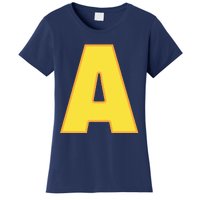 Letter A Funny Chipmunk Group Matching Halloween Costume Women's T-Shirt