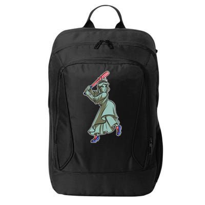 Liberty American Flag Baseball City Backpack