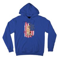 Labrador American Flag 4th Of July Patriotic Dog Funny Gift Hoodie