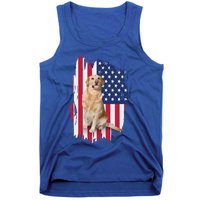 Labrador American Flag 4th Of July Patriotic Dog Funny Gift Tank Top