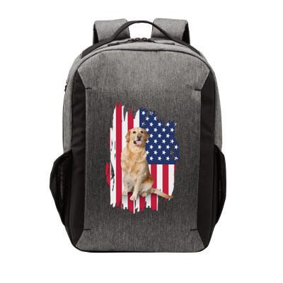 Labrador American Flag 4th Of July Patriotic Dog Funny Gift Vector Backpack