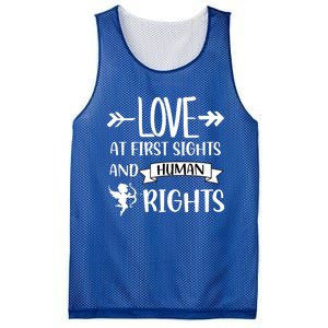 Love At First Sights And Hu Rights Gift Mesh Reversible Basketball Jersey Tank