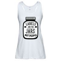 Labels Are For Jars Not People Ladies Essential Flowy Tank