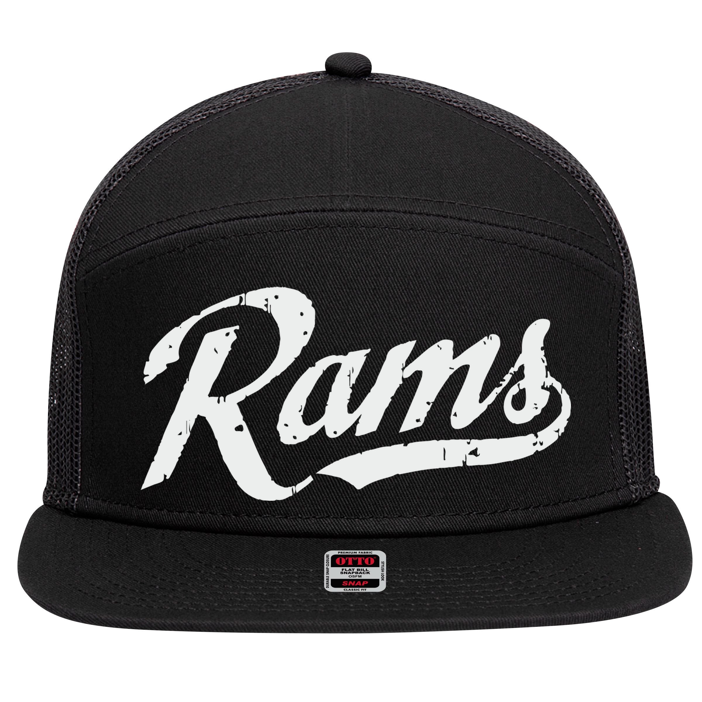 Los Angeles Football 7 Panel Mesh Trucker Snapback Hat