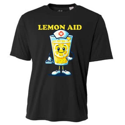 Lemon Aid Funny Lemonade Cooling Performance Crew T-Shirt